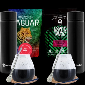 Yerba Mate Sæt til to + Termokande