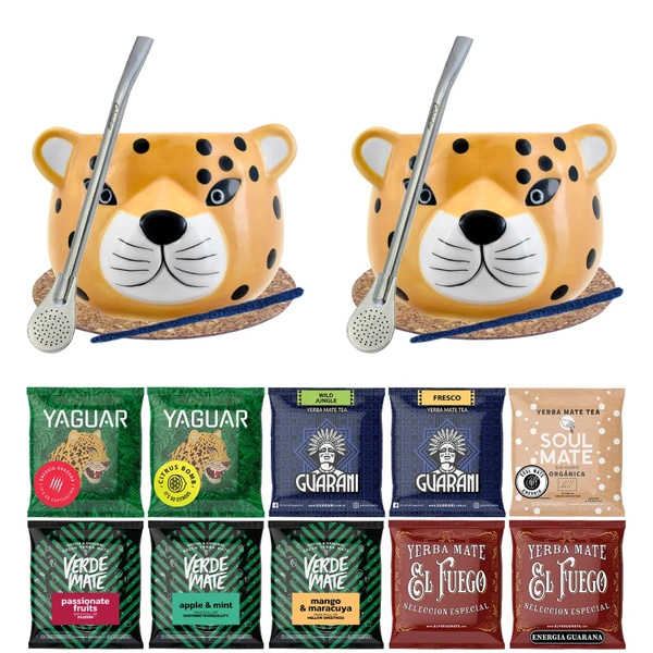 Yerba mate-sæt 10 x 50g