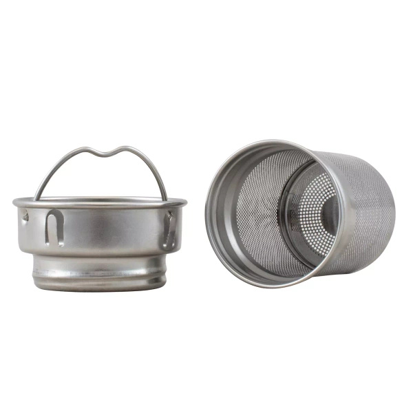 Metalfilter/si med brygger til LED-termokande