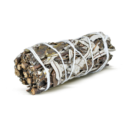 Hvid Salvie med Yerba Santa – Røgelse 20-30g (bundt)