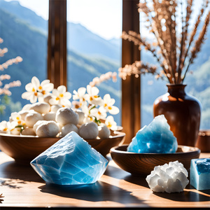 Blå calcit (rå sten) 50 g