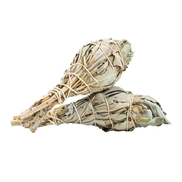 2 x pakke med hvid salvie + Palo Santo 100 g sæt