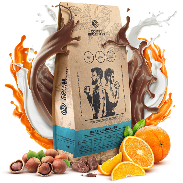 Sæt Coffee Broastery Brazil Guaxupe + Brazil Mogiana 2x1kg (2kg)