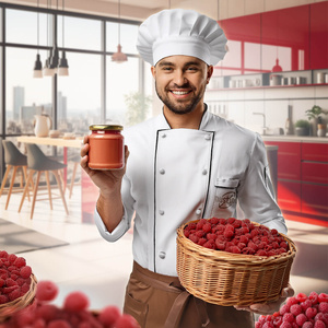 Sæt med jordnøddesmørpulver Nustino: Raspberry + Salted Caramel + Matcha 3x400g