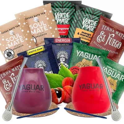 Yerba Mate-sæt af mange slags til et par PREMIUM