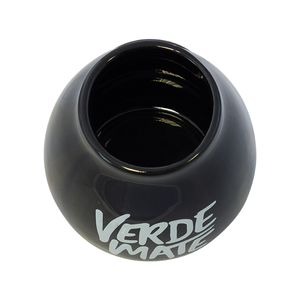 Keramisk mate-kop med Verde Mate-logo (sort) 350 ml