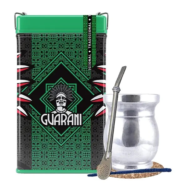 Sæt Yerbera Guarani Elaborada Tradicional 0,5 kg Palo Santo