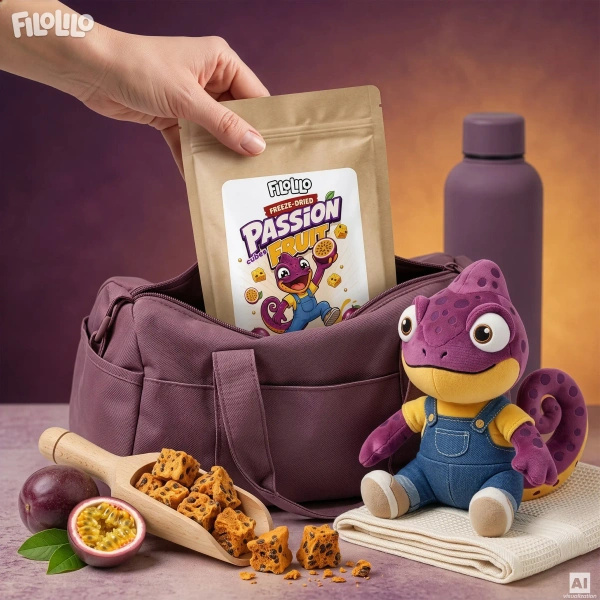 FiloLilo – Frysetørret passionsfrugt (terninger) 100 g
