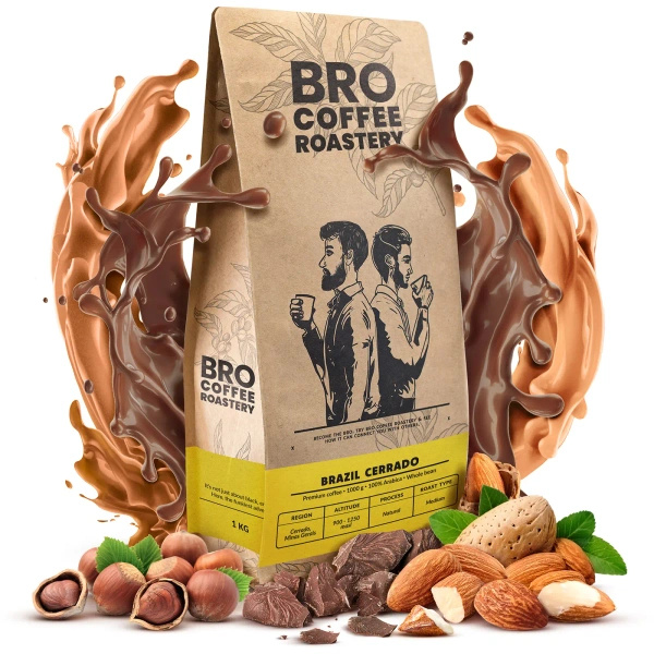 Sæt Bro Coffee Roastery Brazil Samba + Brazil Cerrado 2x1kg (2kg)