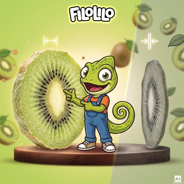 FiloLilo – Frysetørret kiwi (skiver) 20 g