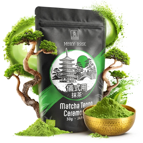 Mary Rose – Japansk Matcha Tenno Grøn Te (BIO) Ceremoniel 30 g