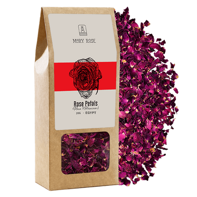 Mary Rose - Rød Rose 20g - rosenblomst (kronblade)