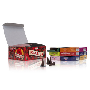 HEM Røgelseskegler – mix af 12 dufte