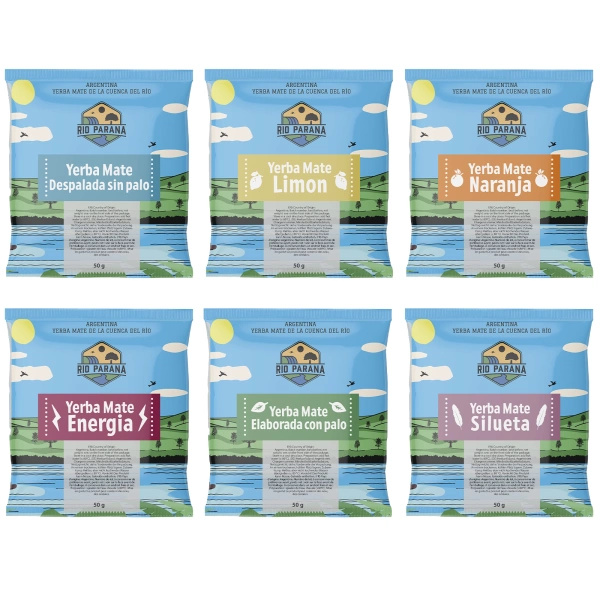 Yerba Mate Rio Parana prøvesæt 