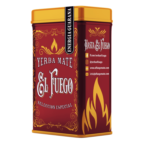Yerbera – Metaldåse + El Fuego Energia Guarana 0,5 kg