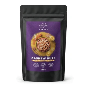Nustino Crunch – Ristede cashewnødder – Honey Mustard Crunch 200 g