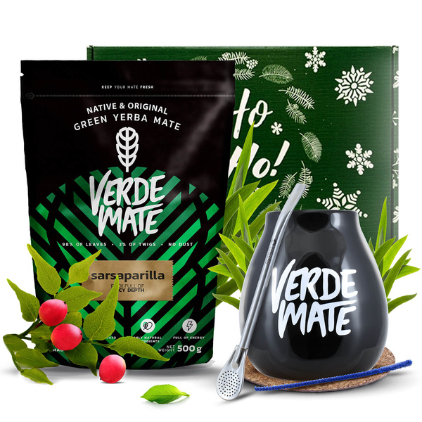 Gavesæt Yerba Mate Verde Mate Sarsaparilla 0,5kg