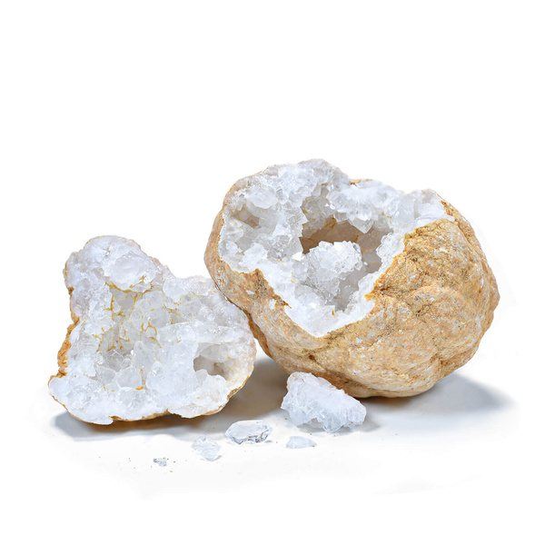 Lille bjergkrystal – Kvartsgeode 1 stk.