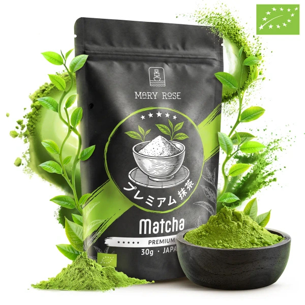 Gavesæt: japansk matcha i premiumkvalitet + matchawan + bambustilbehør
