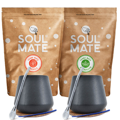 Yerba Soul Mate Energy for Two Bombilla-sæt