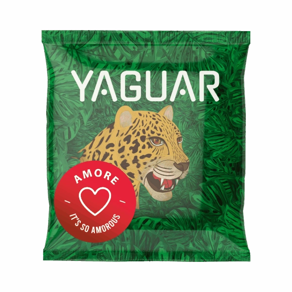 Yaguar Amore 50 g - brasiliansk yerba mate med frugt og urter