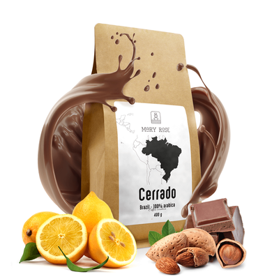 Mary Rose - hel bønnekaffe Brasilien Cerrado premium 400g