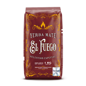 Yerba Mate Elaborada-sæt: El Fuego 1kg + Cruz de Malta 1kg