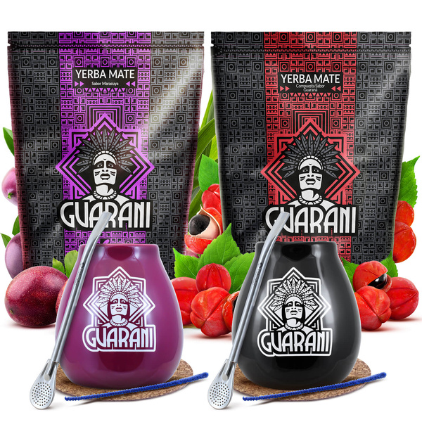 Yerba Mate-sæt Guarani Maracuya 500g + Guarani Energia 500g