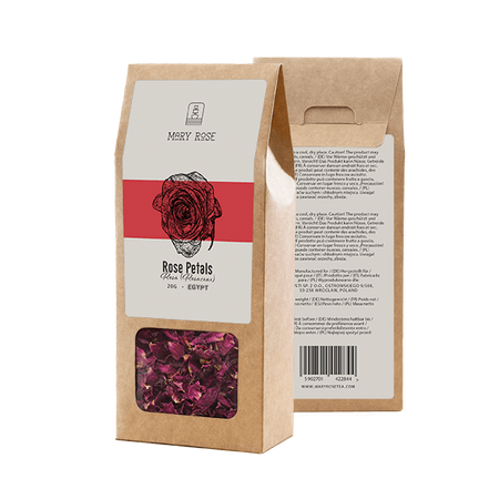 Mary Rose - Rød Rose 20g - rosenblomst (kronblade)