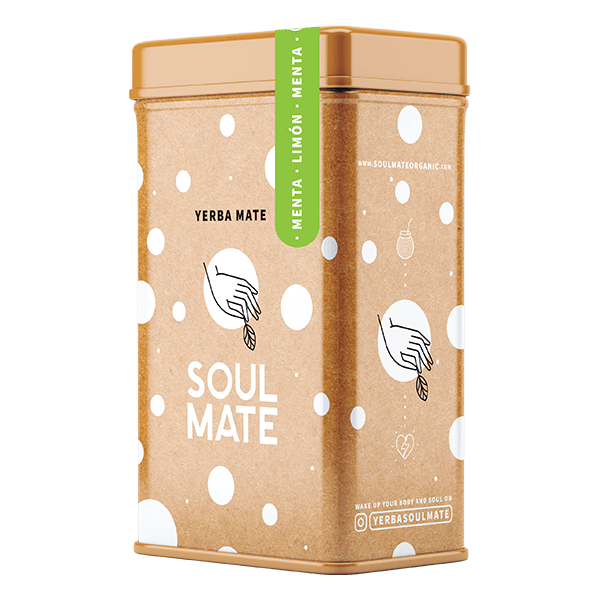 Yerbera – Metaldåse + Soul Mate Orgánica Menta Limon 0,5 kg