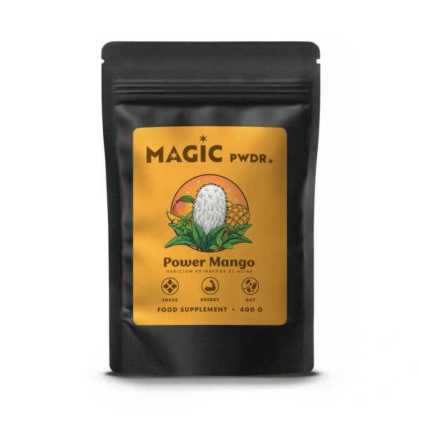 Magic Pwdr – Power Yerba & Mango – Focus & Gut Blend 400 g