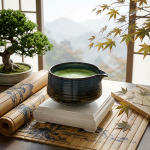 Matchawan – Matcha skål i keramik med tud – Ame