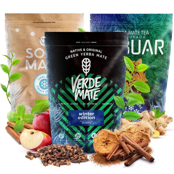 Yerba Mate Vintersæt 3x500g 1,5kg