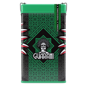 Yerbera – Metaldåse + Guarani Elaborada con Palo Tradicional 0,5 kg