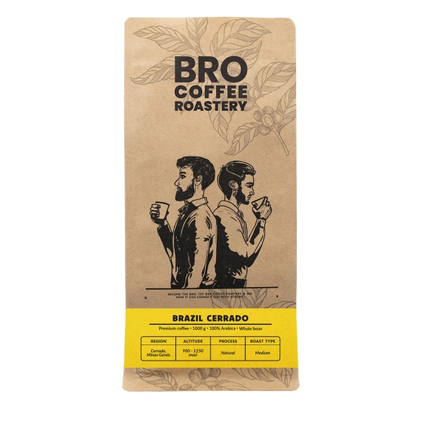Sæt Bro Coffee Roastery Brazil Samba + Brazil Cerrado 2x1kg (2kg)