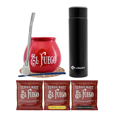 Sæt Yerba Mate 150g Mate Gourd 3x50g termokande
