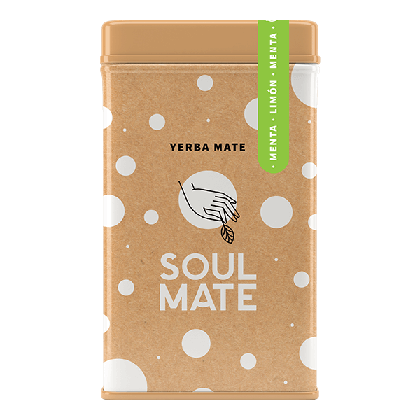 Yerbera – Metaldåse + Soul Mate Orgánica Menta Limon 0,5 kg