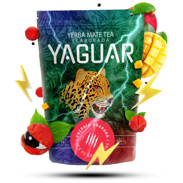 Gavesæt Yerba Mate Yaguar Energia 0,5kg