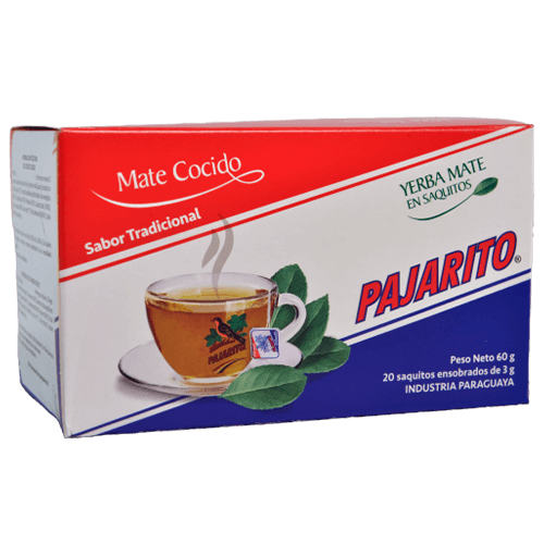 Pajarito traditionel i teposer 20x3g