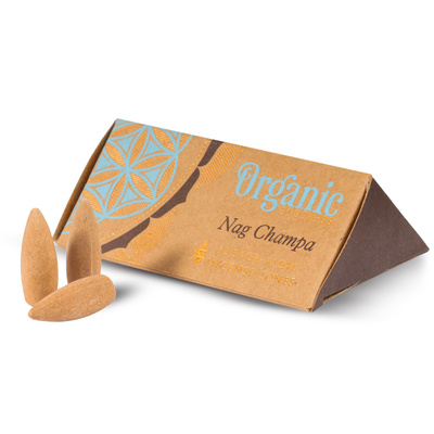 Røgelseskegler Organic Goodness – Nag Champa (12 stk.)