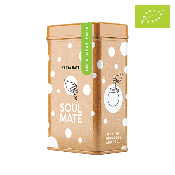 Yerbera – Metaldåse + Soul Mate Orgánica Menta Limon 0,5 kg