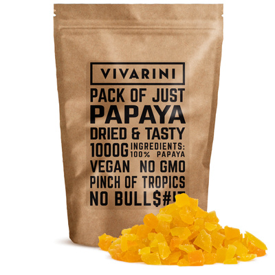 Vivarini – Papaya (kandiseret) 1 kg