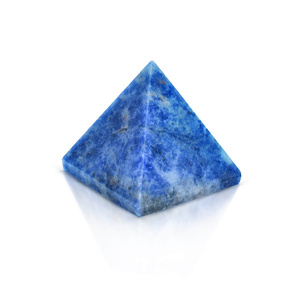 Sæt med 7 chakra-sten – pyramider