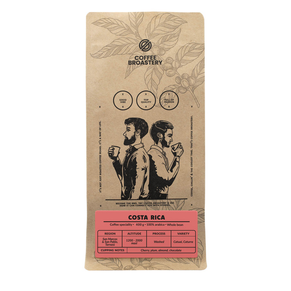Coffee Broastery - Helbønnekaffe Costa Rica San Rafael Speciality 400g
