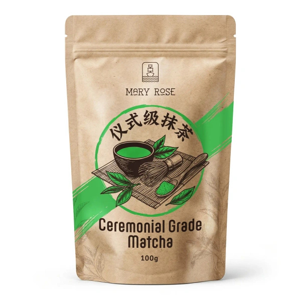 Mary Rose – Kinesisk Matcha Grøn Te Ceremoniel 100 g