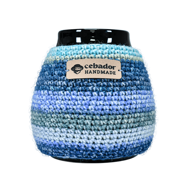 Håndlavet kalebasvarmer Dolores på en kalabas