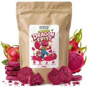 FiloLilo – Frysetørret dragefrugt (skiver) 100 g