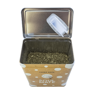 Yerbera – Metaldåse + Soul Mate Orgánica Siempre 0,5 kg