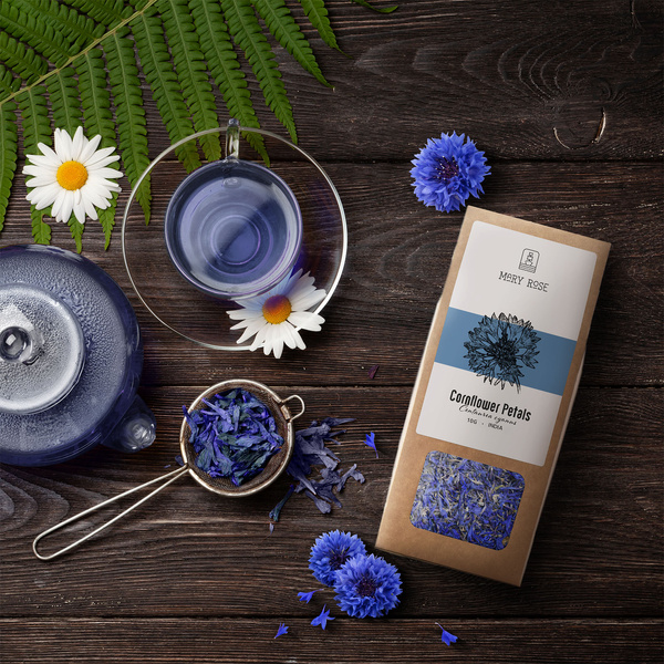 Mary Rose - Kornblomstblade (blå) 10g