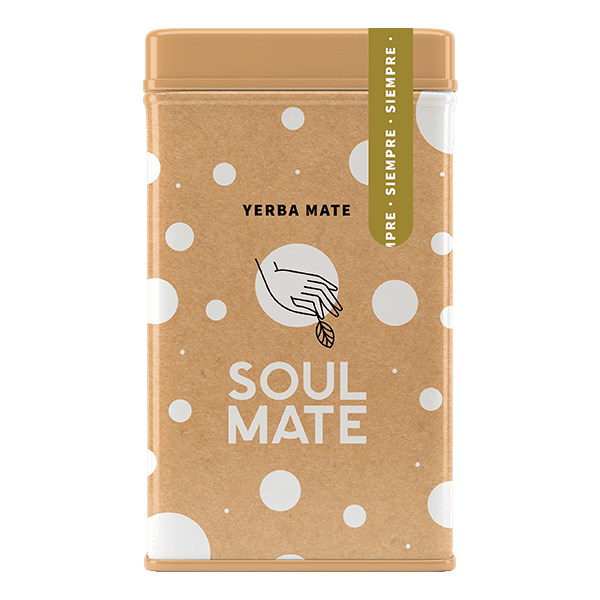 Yerbera – Metaldåse + Soul Mate Orgánica Siempre 0,5 kg